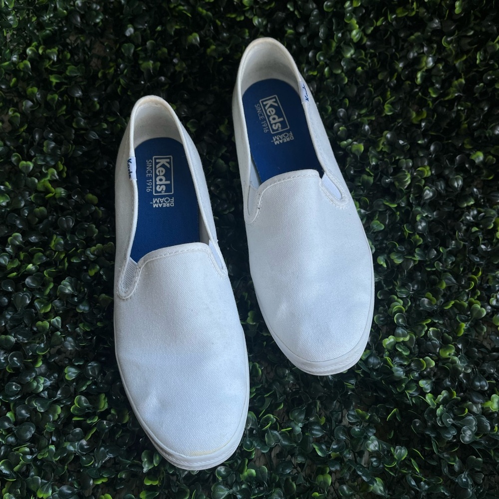 Keds Women’s White Slip-On Shoes